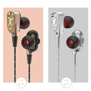 idrop QUADRO Double Ring Stereo Earphone Headset Headphone