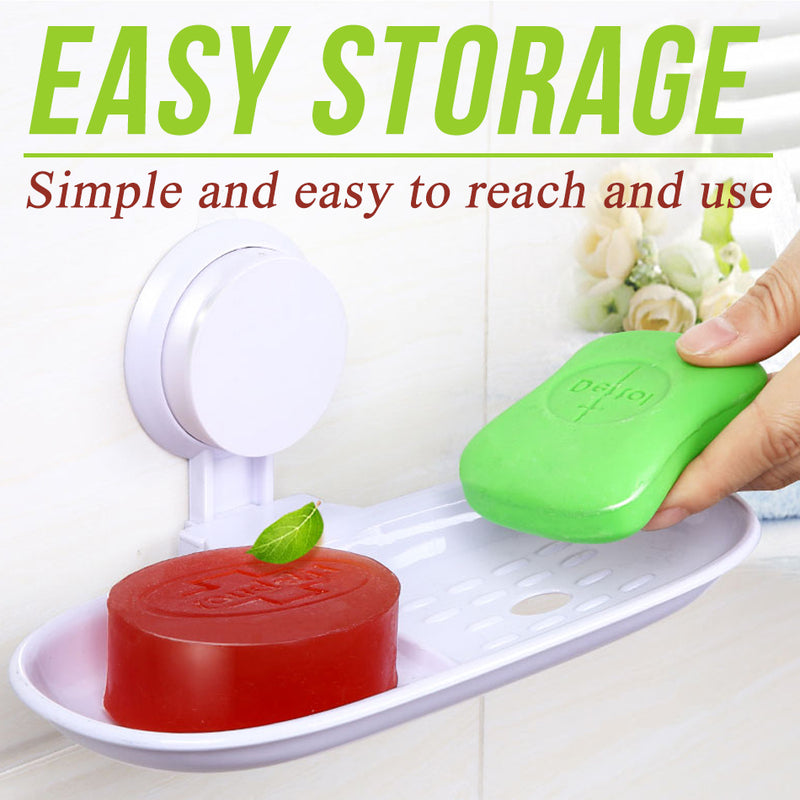 idrop Wide Soap & Toiletry Bathroom Accessory Wall Mount Storage Rack [ 1 Layer / 2 Layer ]