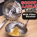idrop 2 IN 1 Hotpot Stainless Steel Spoon Ladle Drainage Filter