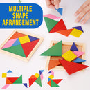 idrop [ 7pcs ] Children Tangram Educational Learning Puzzle Toy