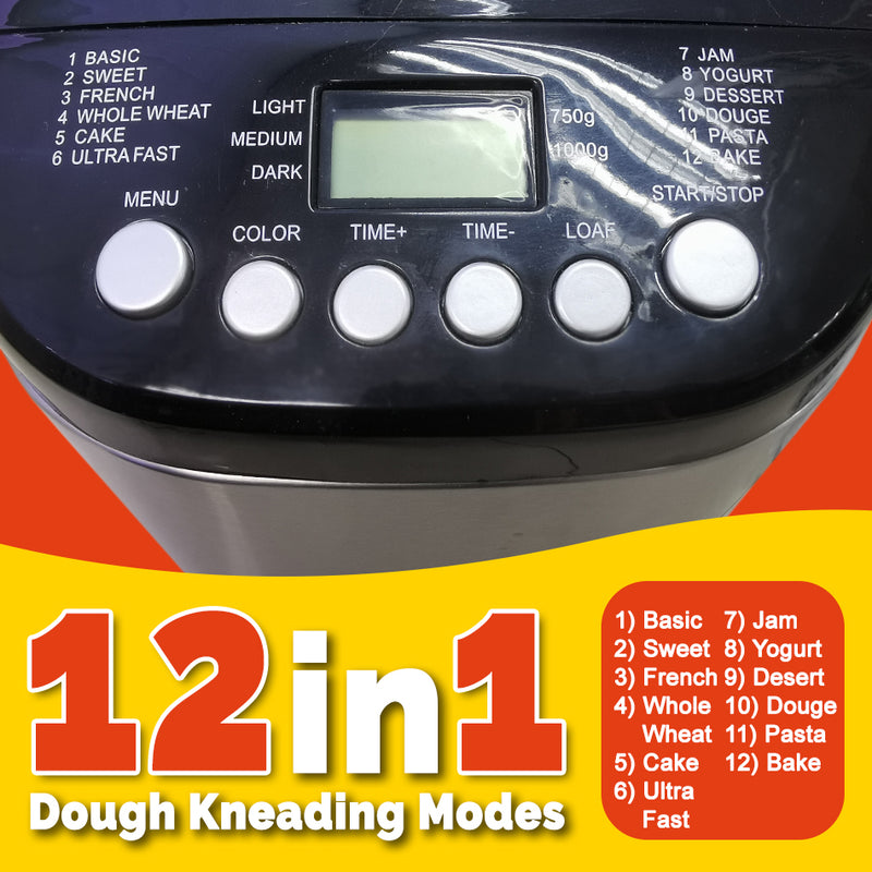 idrop 12 IN 1 Mode Multifunction Bread Cake Dough Maker Machine [ UK / MALAYSIA PLUG ]