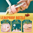 idrop [ 500ml ] 2 IN 1 Flip Cover Portable Drinking Cup Bottle with Straw