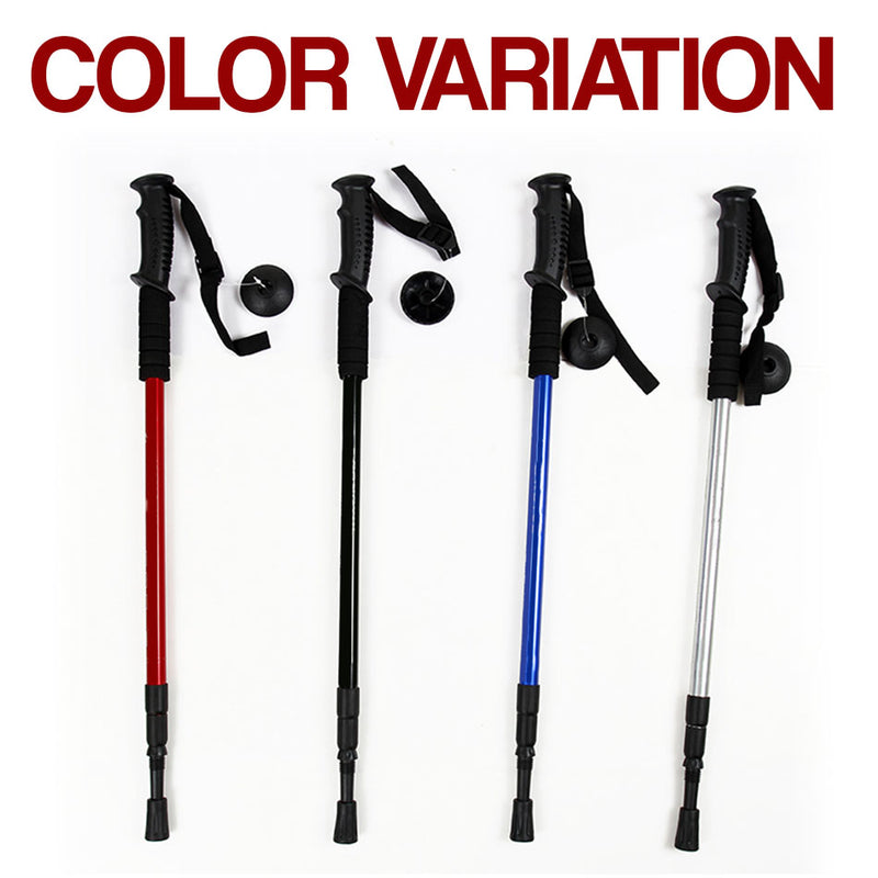 idrop Outdoor Hiking Trekking Durable Walking Stick - Telescopic Adjustable Extending Stick