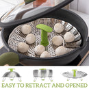 idrop Stainless Steel Steamer & Drainer Foldable Portable Compact Stand