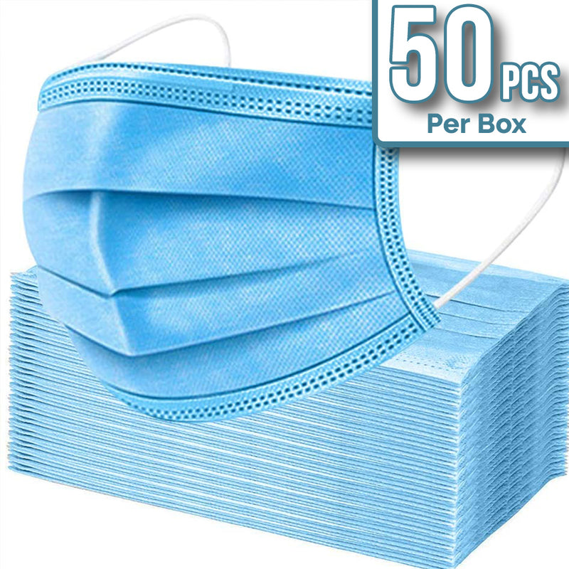 idrop [ READY STOCK ] 4 Ply Filter Layer Disposable Surgical Face Mask [ 50pcs ]