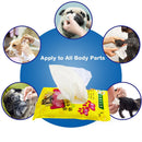 idrop [ 12PCS ] Pet Wipes Easy Cleaning and Deodorizing Grooming Wet Wipe