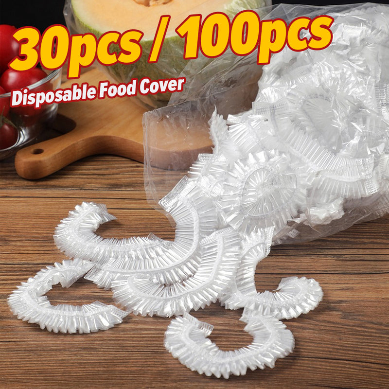 idrop [ 30PCS / 100PCS ] Disposable Multi-use Food Wrap Cover / Plastik Pembungkus Makanan & Pinggan Pakai Buang / 多用保鲜膜30/100个装