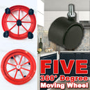 idrop 5 Wheel Gas Tank Cylinder Portable Roller / Alas Tong Gas Mudah Alih / 5轮气瓶压路机