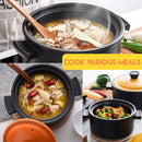 idrop [ 2.5L / 4.5L ] Kitchen Ceramic Casserole Cooker Pot [ Gas / Electric Stove Only ]