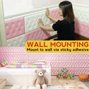 idrop 3D PE Soft Sponge Wall Cushion Self Adhesive Sticker [ 30CM x 60CM x 12MM ] [ 1pc ]