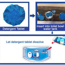 idrop [ 3pcs ] Toilet Bowl Anti bacterial Cleaning Detergent Tablet / Pembersih & Pembunuh Kuman Pencuci Jamban / 3个装蓝泡泡 [ 50g ]