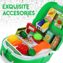 Idrop Portable Backpack Pretend Game Little Salesman Toys