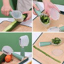 idrop Kitchen Slicer Parring Knife with Container / Pisau Potong Penghiris Bersama Bekas / 圆柄可立式储存式削皮刀 卡装