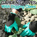 idrop Garden Gloves with Digging Claws - Comfortable Quick Easy to Dig and Plant