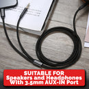 idrop 2 IN 1 AUX 3.5mm Audio Cable Compatible with Apple & Android Devices