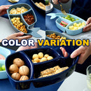 idrop [ 3 Grid ] Whale Shape Design Ceramic Plate / Pinggan Seramik Bentuk Ikan / 陶瓷碟 鲸鱼分格陶瓷盘(格)