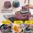 idrop Wall Mounted Dish & Pot Brush Scrubber / Pencuci Pinggan Mangkuk Sangkut Dinding / 壁挂式刮痧锅刷