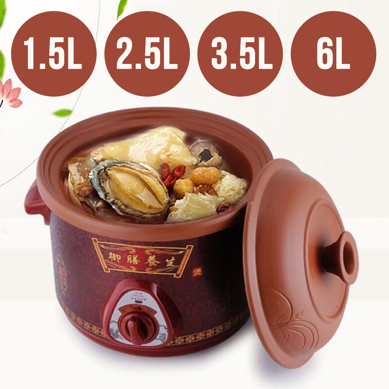 idrop Multifunctional Casserole Ceramic Stew Pot Cooker [ 1.5L / 2.5L/  3.5L / 6L ] / Periuk Seramik Kaserol Pelbagai fungsi / 多功能砂锅陶瓷炖锅 [ 1.5L / 2.5L/ 3.5L / 6L ]