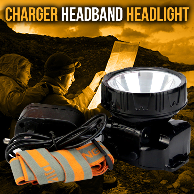 idrop Rechargeable LED Headlamp Flashlight - Outdoor Portable Head Mounted Light DN811