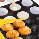 idrop [ 12 Slot ] Nonstick Coating Muffin cake Baking Cooking Pan Tray [ 35.5CM X 26CM ]