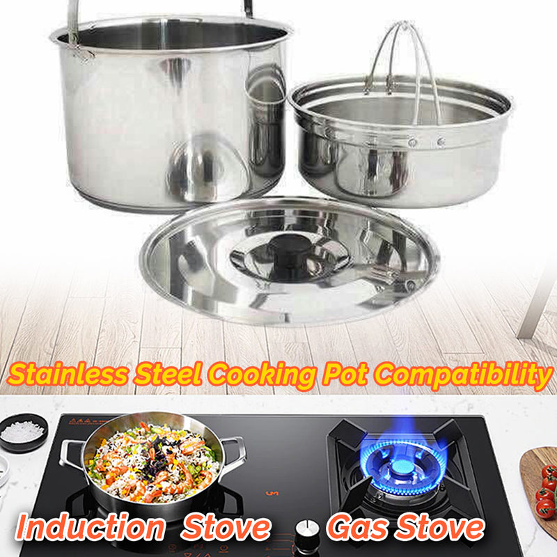 idrop [ 5L ] Thermos Pot Heat Insulation Portable Container with Stainless Steel Cooking Pot