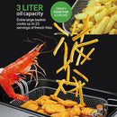 idrop [ 3 Liter ] 2200W Kitchen Electric Deep Fryer Cooker / Penggoreng Makanan / 2200W电油炸锅