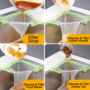 idrop [ 50pcs ] Disposable Kitchen Sink Waste Basket Net with Triangular Sink Mount