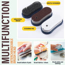 idrop Multifunctional Cleaning Scrubbing Brush / Berus Cuci Pelbagai Guna / 多功能液压清洁刷 (三个刷套装)(海绵刷 金钢砂 毛 刷