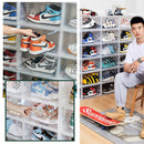 idrop Transparent Acrylic Shoe Box Magnetic Suction Storage Container / Kotak Penyimpanan Kasut / 透明亚力克鞋盒