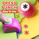idrop Mini DIY Craft punch Paper Puncher [ RANDOM SHAPES ]