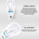 idrop 40W105 E27 Energy Saving Lamp Bulb 8000h Lamplife AC220V-240V 50-60Hz / Mentol Lampu Jimat Tenaga / 40W105 E27 节能灯