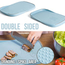 idrop Double Sided Multipurpose Angled Cutting Chopping Board