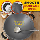 idrop [ 40CM ] Iron Casted Nonstick Cooking Wok / Kuali Masak / 铸铁不粘锅