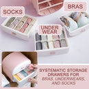 idrop 3 Layer Clothing Storage Drawer for Socks Underwear & Bra