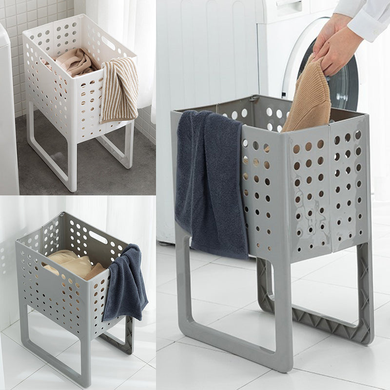 idrop Standing Foldable Dirty Laundry Storage Basket / Bakul Baju Basuhan Kotor / 可站立折叠收纳篮 58*39.5*30CM(气泡+盒子装)
