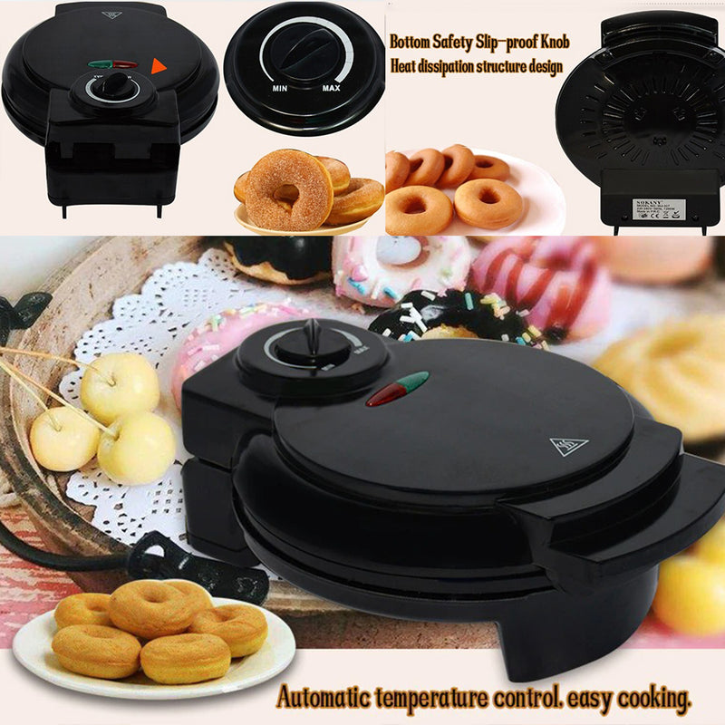 idrop [ 7 SLOT ] Donut Maker Machine Nonstick Coating 1200W 220V / Mesin Pembuat Donut / 1200W甜甜圈机