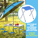 idrop Portable Foldable Outdoor Picnic Stool / Kerusi Lipat Berkhelah / 牛津布户外折叠凳(单层布) [ 27 X 33.5 X 35CM ]