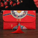 idrop [ HORIZONTAL ] CNY Chinese New Year Ang Pao Money Cloth Bag Red Envelope [ 1pc ]