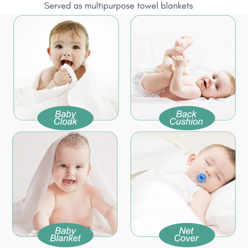 idrop Newborn Baby Cotton Hooded Cover Swaddle Towel Blanket / Selimut Tuala Bayi / 婴儿棉连帽罩/襁褓/毛巾/毯子
