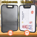 idrop Double Sided SUS304 Stainless Steel & PP Antibacterial Anti Mildew Cutting Chopping Board / Papan Pemotong / 304不锈钢魔方立体双面菜板