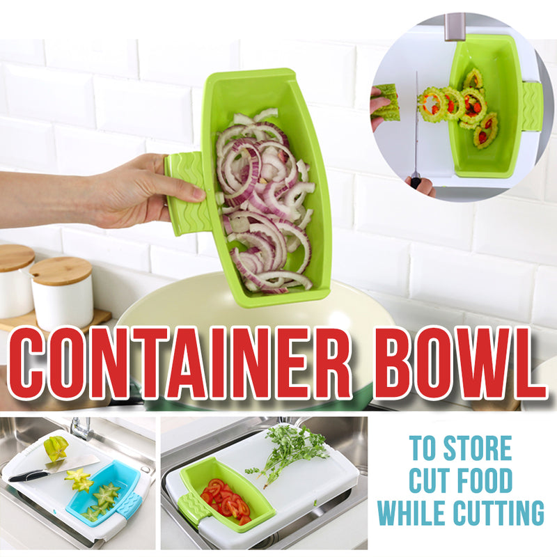 idrop 2 IN 1 Multifunction Kitchen Sink Retractable Cutting Chopping Board Water Draining Basket