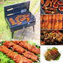 idrop HZA 14 Compact & Portable Outdoor BBQ Grill Mesh Barbecue Suitcase [ FREE Fork & Spatula ]