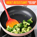 idrop [ 5PCS ] Kitchen Silicone Cooking Utensil Set / Set Dapur Alat Memasak / 硅胶厨具5件套(红黑混 )