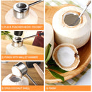 idrop Coconut Shell Opener Mallet Hammer & Puncher Set