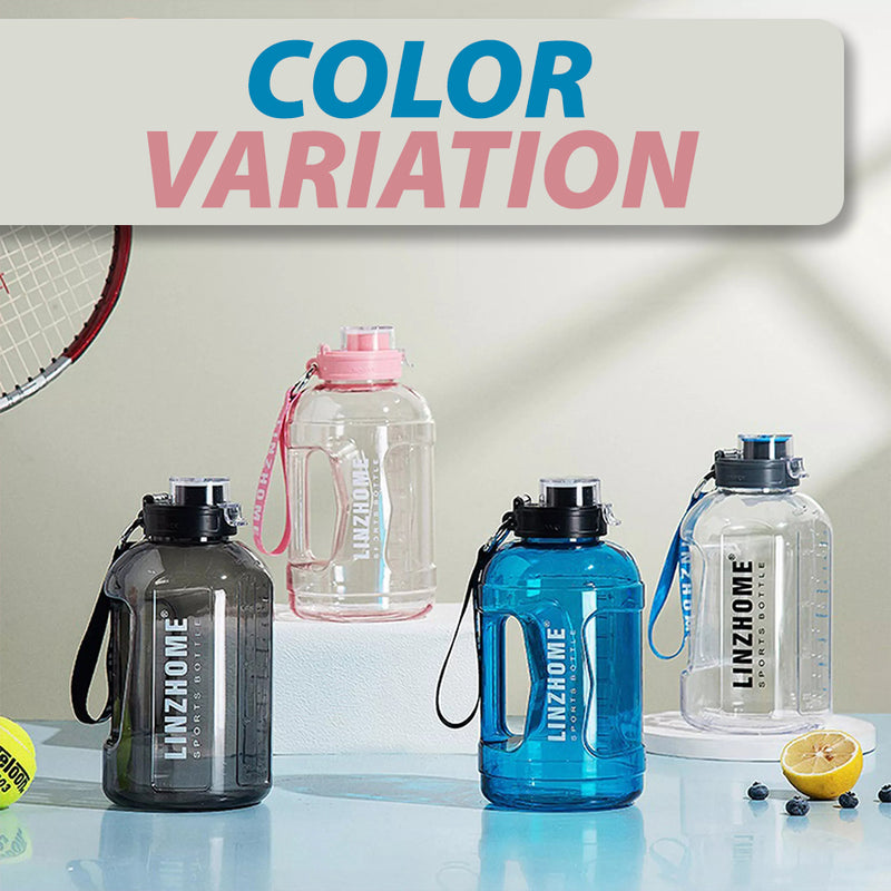 idrop [ 2200ml ] Sports Gym Drinking Water Bottle / Botol Air Minuman Sukan / 2200ML吨吨桶(圆)(塑料水壶)