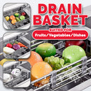 idrop Kitchen Sink Extendable Retractable Drain Wash Basket / Bakul Basuh Sinki Boleh Dipanjangkan [ 31cm~45cm ]