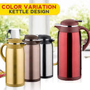 idrop [ 1.6L ] Thermal Stainless Steel Insulation Drinking Vacuum Kettle Flask Pot with Glass Inner Bile