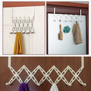 idrop [ 6 Hook ] Stainless Steel Retractable Extendable Door Hanging Hanger Hook