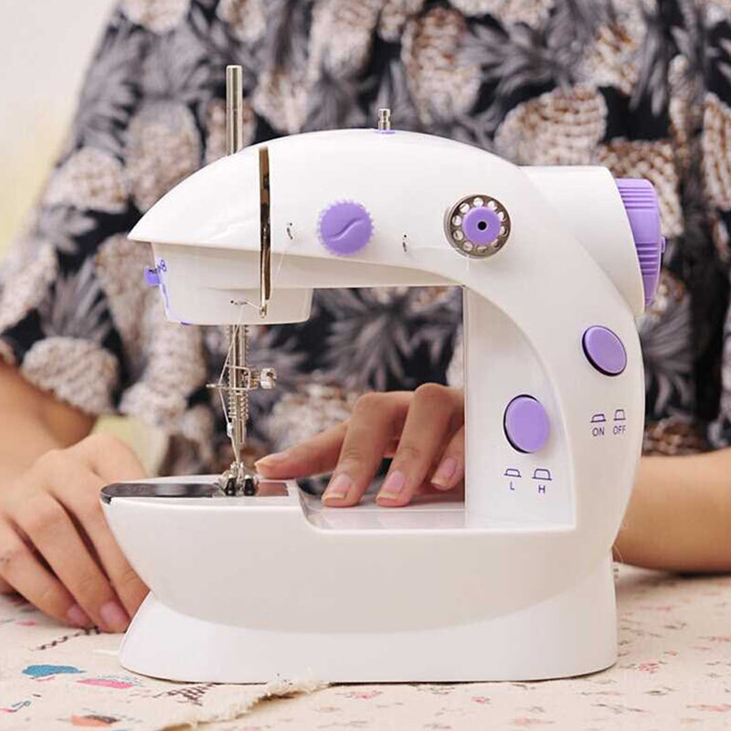 idrop Portable Compact Mini Sewing Machine with Dual Double Threads