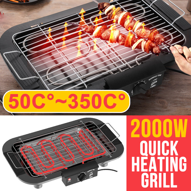 idrop Electric Barbecue Grill BBQ Cooker 2000W